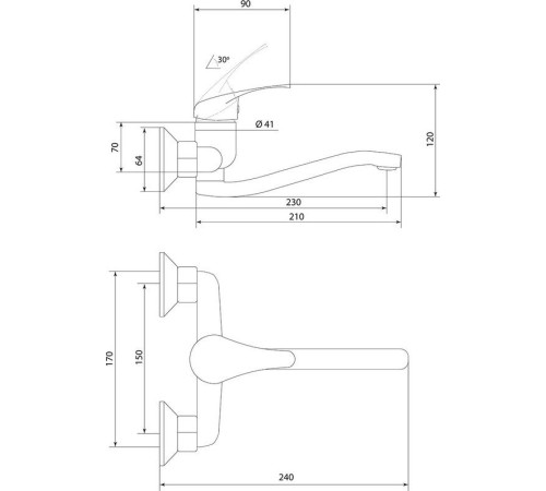 Смеситель Славен СЛ-ОД-П24