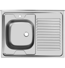 Кухонная мойка Ukinox Стандарт STD800.600 4C 0L с сифоном