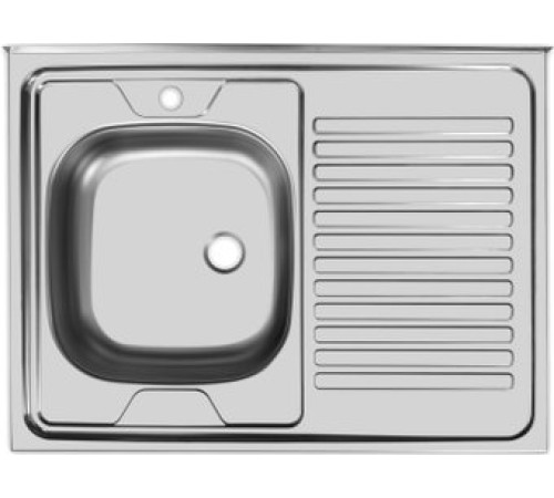 Кухонная мойка Ukinox Стандарт STD800.600 4C 0L с сифоном