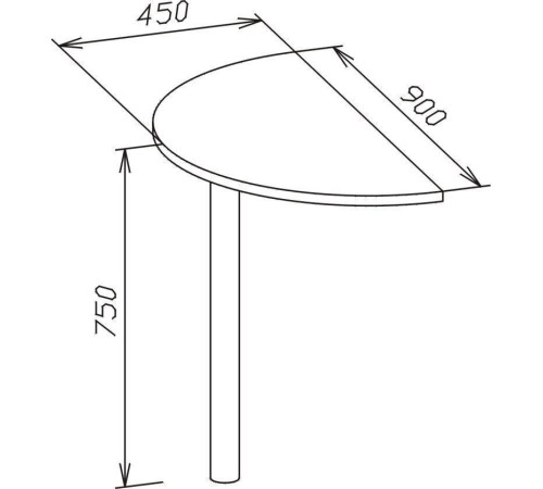 Офисный стол для переговоров Сокол СПР-03 белый