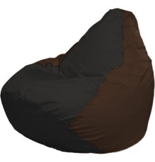 Кресло-мешок Flagman Груша Макси Г2.1-398 коричневый/черный