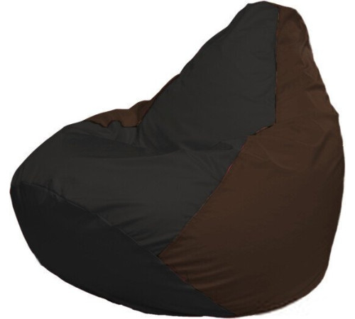 Кресло-мешок Flagman Груша Макси Г2.1-398 коричневый/черный