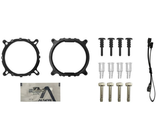 Кулер для процессора ALSEYE H120D белый