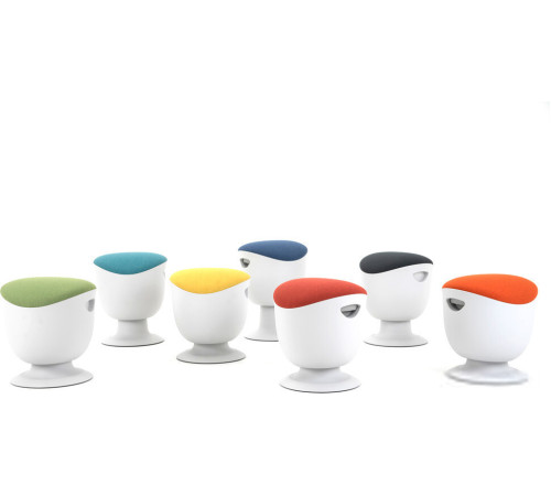 Офисный стул Chair Meister Tulip белый пластик, зеленый