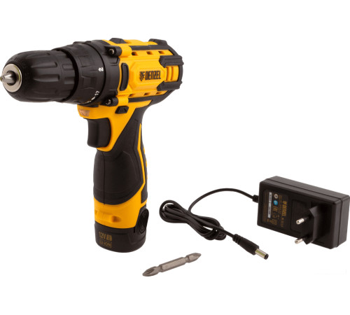 Дрель-шуруповерт Denzel CDL-12CB 26102 с АКБ