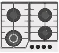 Варочная панель ZorG HAG63 FDW white