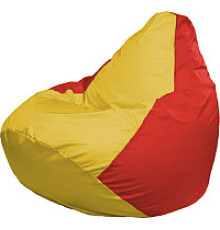 Кресло-мешок Flagman Груша Супер Мега 4XL Г5.1-260 желтый/красный