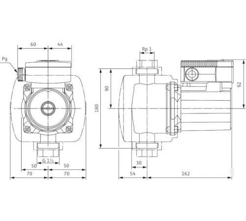 Циркуляционный насос Wilo TOP-Z 25/6 3~400 V, PN 10, Inox