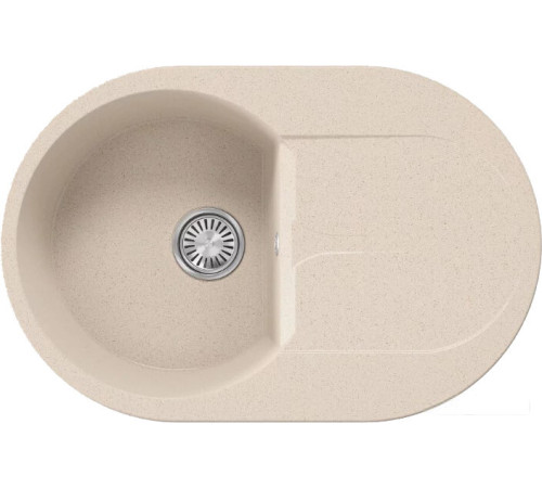 Кухонная мойка Polygran Atol-760 кремовый