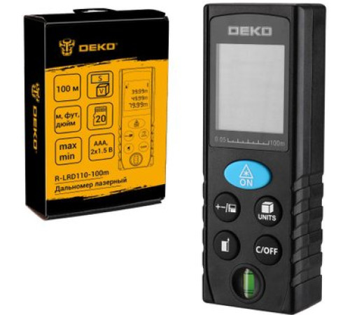 Лазерный дальномер Deko R-LRD110-100m