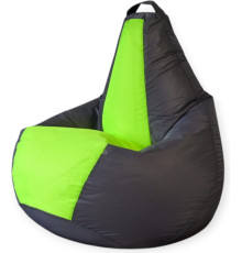 Кресло-мешок Mio Tesoro Груша Kombo XXL GF-130x85-SN серебристый/неон
