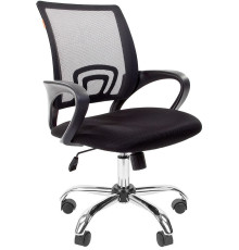 Кресло CHAIRMAN 696 Chrome черный