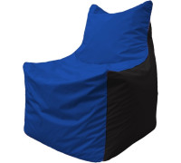 Кресло-мешок Flagman Фокс Ф2.1-115 васильковый/черный