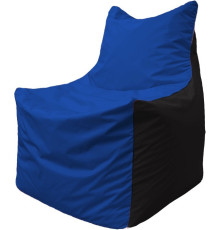 Кресло-мешок Flagman Фокс Ф2.1-115 васильковый/черный