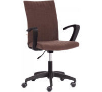 Офисное кресло TetChair Spark флок коричневый