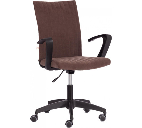 Офисное кресло TetChair Spark флок коричневый