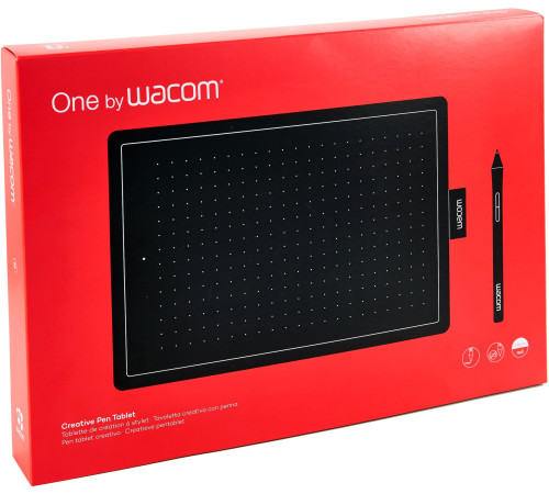 Графический планшет Wacom One by Wacom CTL-672 средний размер