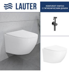 Унитаз подвесной Lauter Sulzdorf + Breez 21GN7072BM белый с микролифтом