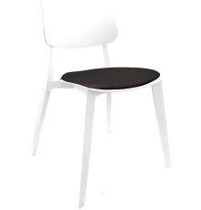 Стул Sheffilton SHT-S110-CN1 белый/черный