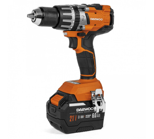 Ударная дрель-шуруповерт Daewoo Power DAA 2161Li с 2-мя АКБ, кейс