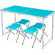 Стол со стульями Coyote HKTB-1002 голубой