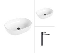 Умывальник Lauter 21836A + Moon 21СК8691BS