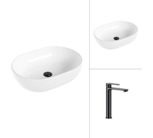 Умывальник Lauter 21836A + Moon 21СК8691BS