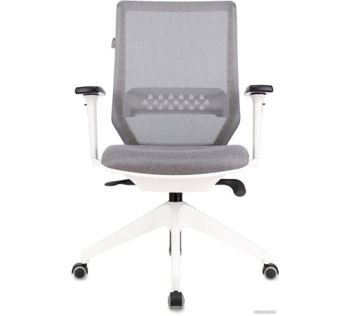 Офисное кресло Бюрократ MC-W611NL серый TW-04/ткань 38-417/пластик белый