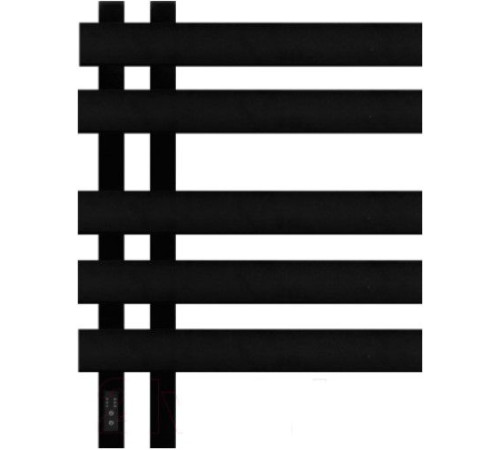 Полотенцесушитель Granula Гамма Квадро 50x60 терморегулятор, черный матовый