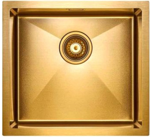 Кухонная мойка Paulmark Aller 48 Uni PM804844-BG золото/брашированное золото