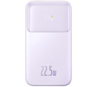 Внешний аккумулятор Baseus Comet Series Dual-Cable Digital Display Fast Charge Power Bank 22.5W 20000mAh сиреневый