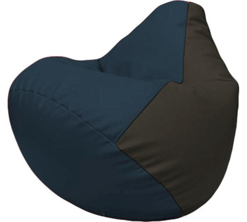 Кресло-мешок Flagman Груша Макси Г2.3-1516 синий/черный