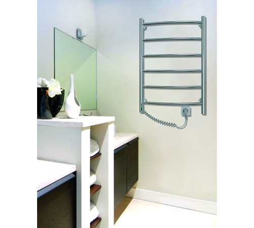 Полотенцесушитель Granula Классик 50x80 D32 терморегулятор с таймером слева