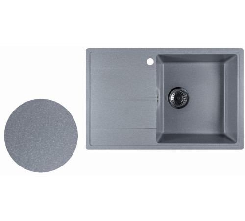 Кухонная мойка Marblan Magnum R серебристый