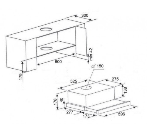 Кухонная вытяжка KUPPERSBERG Slimlux S 60 GW