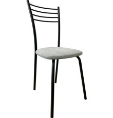 Стул Лидмаш SO-02 черный/светло-серый