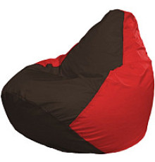 Кресло-мешок Flagman Груша Мини L Г0.1-322 коричневый/красный