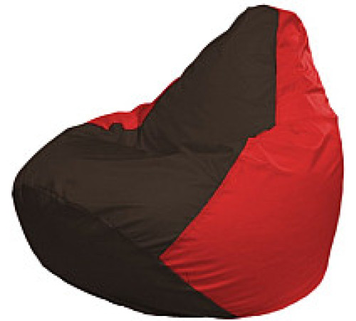 Кресло-мешок Flagman Груша Мини L Г0.1-322 коричневый/красный