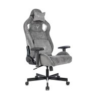 Игровое геймерское кресло Knight Outrider серый Light-19