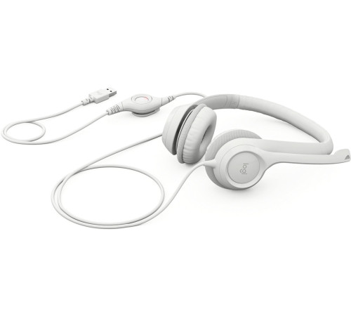 Офисная гарнитура Logitech H390 белый