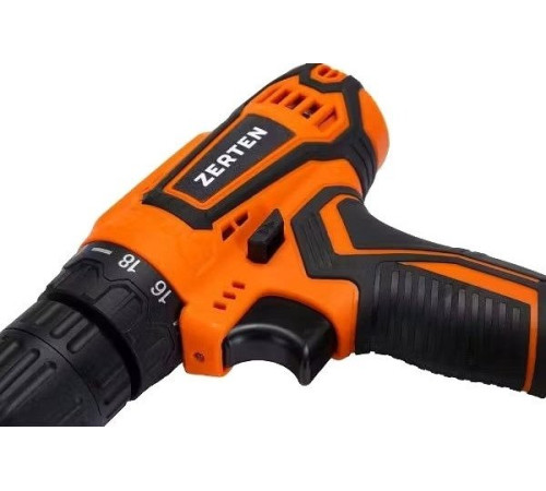 Дрель-шуруповерт Zerten ASB-18S с 2-мя АКБ, кейс