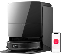 Робот-пылесос Roborock Saros 10R S91COP S10R52-02 с русской озвучкой, черный