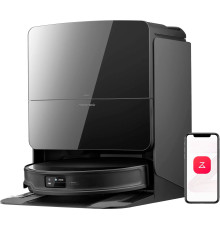 Робот-пылесос Roborock Saros 10R S91COP S10R52-02 с русской озвучкой, черный