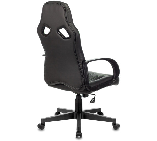 Кресло Zombie Runner черный/зеленый