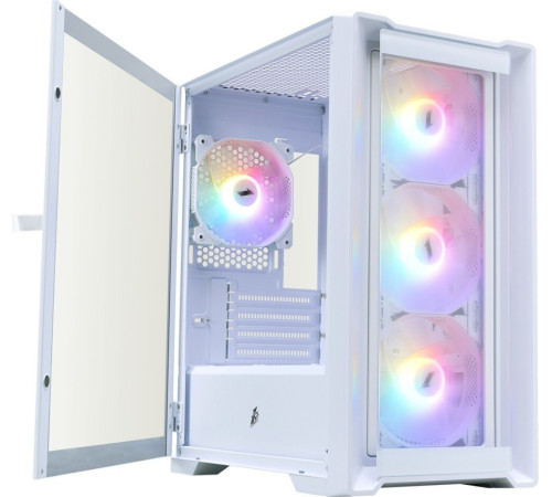 Корпус 1stPlayer TRILOBITE T4-G FRGB белый