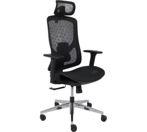 Офисное кресло AksHome Magnus сетка, черный/алюминий