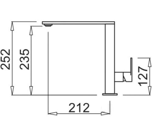 Смеситель Elleci Flat K97 Light Grey