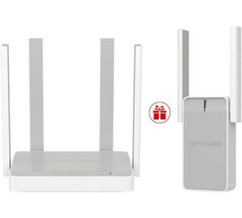 4G Wi-Fi роутер Netcraze Runner 4G NC-2212 + усилитель Wi-Fi Netcraze Buddy 4 NC-3211