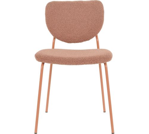 Стул Stool Group Gigi DRC-9155-B коричневый букле/ножки розовые