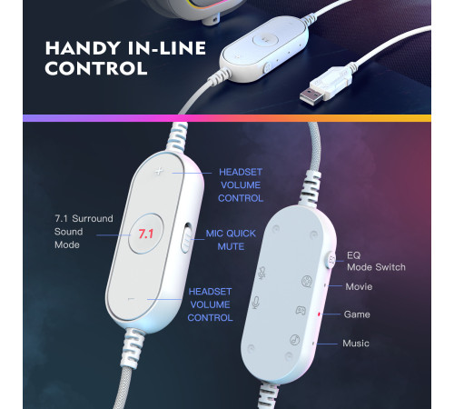Наушники FIFINE H6X белый